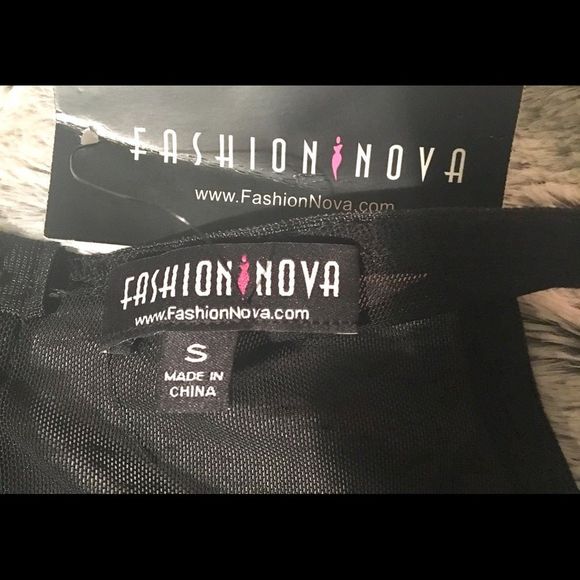 Fashion Nova Mesh Cutout Bathingsuit NWT - Picture 7 of 7